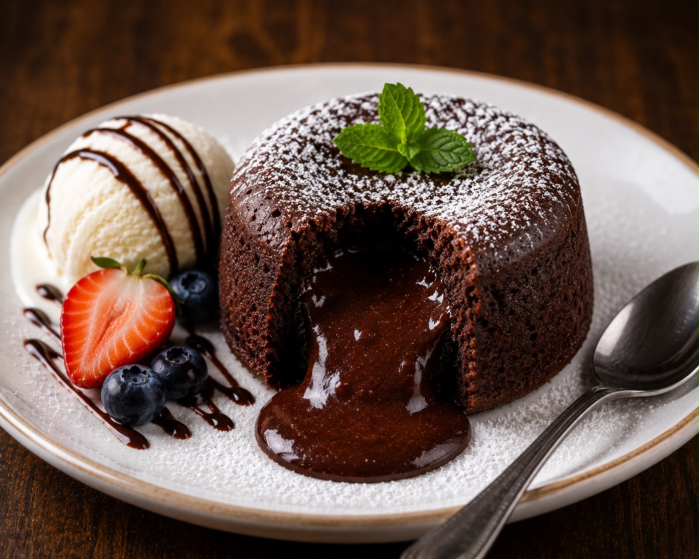Chocolate lava cake